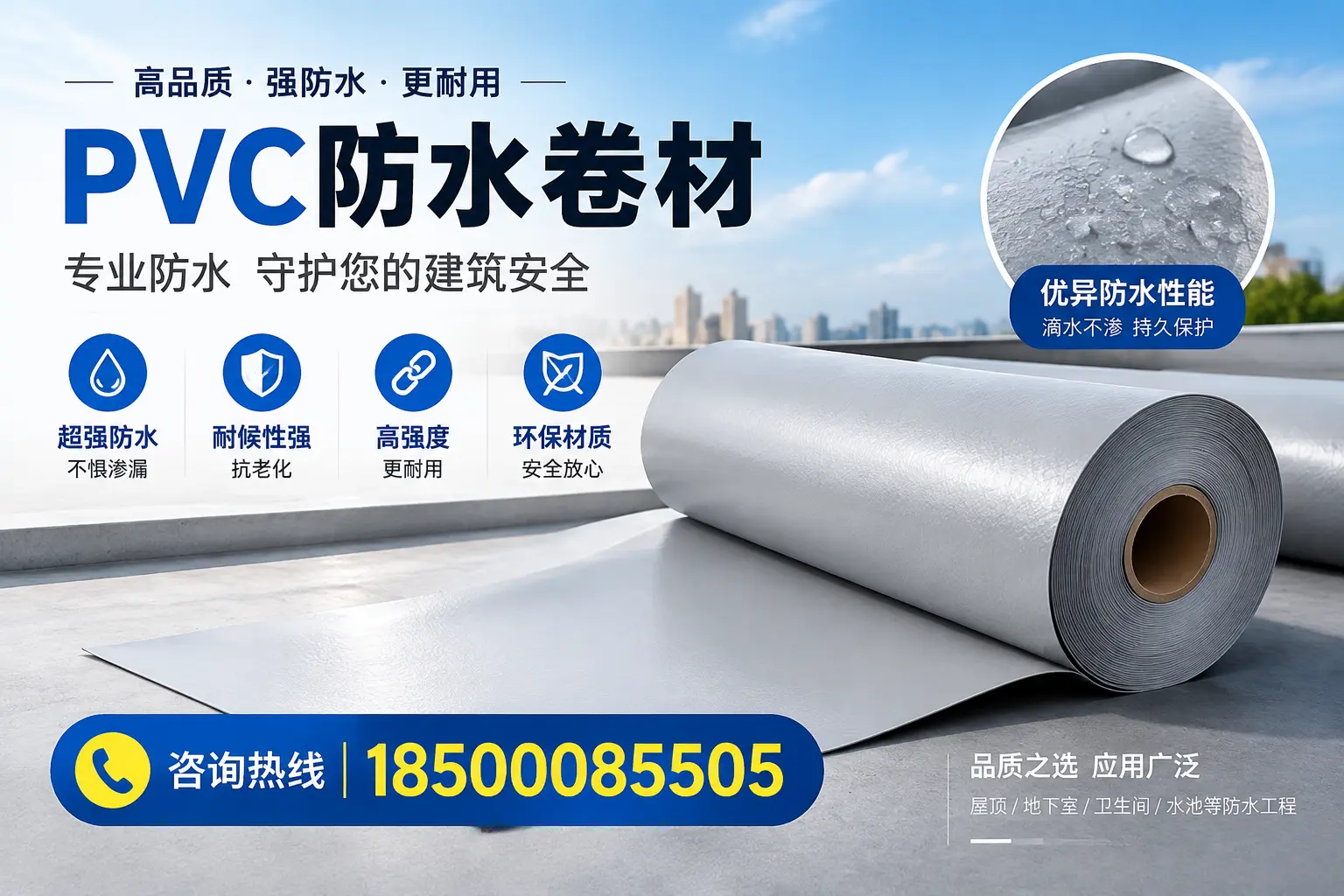 大理地区pvc防水卷材的市场现状与发展趋势